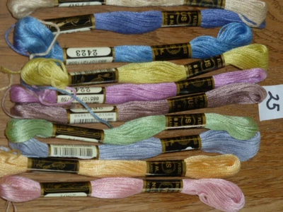 £5 • Buy 10 Embroidery Thread Skeins Assorted Colour 100% Cotton Friendship Bracelets