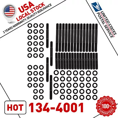 134-4001 Pro Series Cylinder Head Stud Kit For Chevrolet Small Block SBC 350 US • $50.39