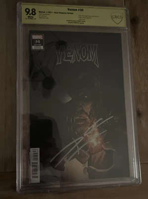 Venom #30 Ryan Stegman Variant Signed By Donny Cates Verified CBCS 9.8 • £59.49