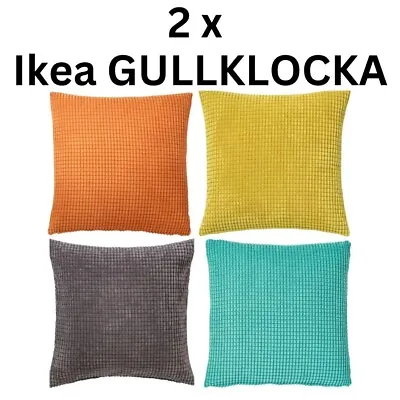 2 X Ikea Gullklocka Cushion Cover 50cm X 50cm Nylon Soft New • £13.50