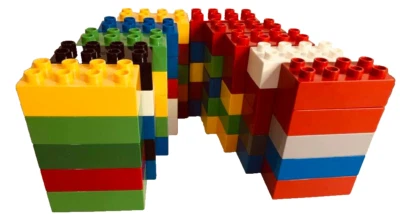 BULK LOT_DUPLO 2x4 Classic Blocks_Assortment Of Varied Colours_50 Pieces • $14.99