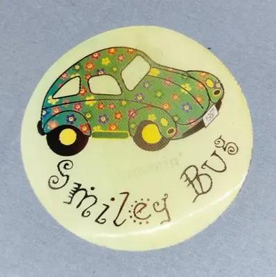 Vintage VW Jammin' Smiley  Bug Flower Power Flicker Coaster NOS • $4.39