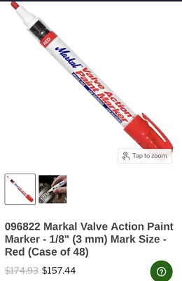 Markall Paint Markers RED • $50