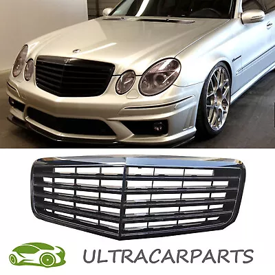 New AMG Style Front Grille Grill For 2007-2009 Mercedes-Benz W211 E300 E350 E500 • $76.99