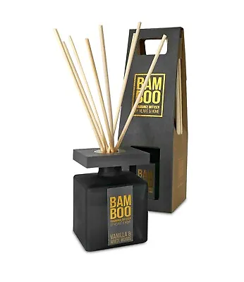 Heart & Home Bamboo Fragrance Reed Diffuser Aromatic Gift Set 70ml • £15.97