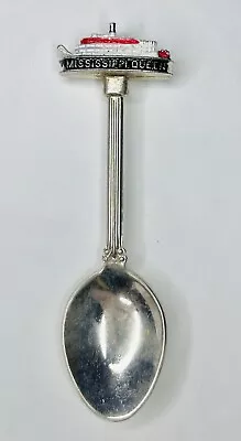 Vintage Mississippi Queen Silver Plated Collectors Spoon WAPW Souvenir • $0.99