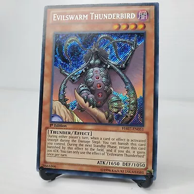 Yugioh! Tcg Evilswarm Thunderbird Ha07-en051 1st Edition Secret Rare Card • $2.12