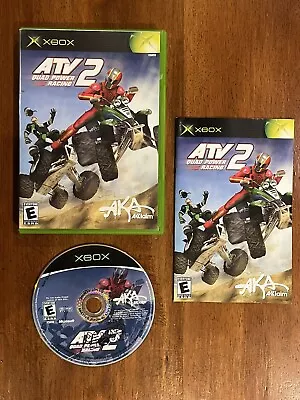 ATV QUAD POWER RACING 2 XBOX VIDEO GAME  W/ MANUAL & CASE Microsoft   Rated E • $6.99