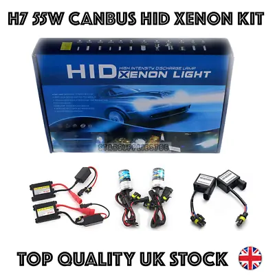 New Canbus H7 55w Hid Xenon Conversion Slim Kit 6000k White Error Free • £34.99