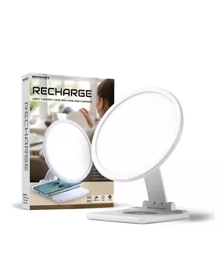 Merkury Innovations Recharge Light Therapy Lamp With Wireless Charger UV-Free • $16.99