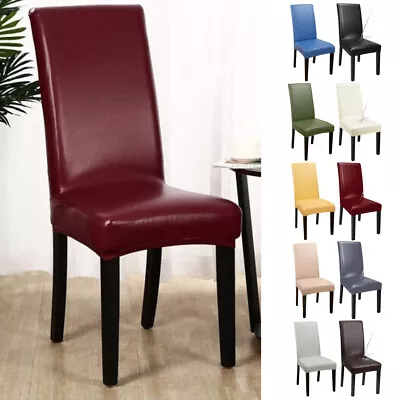 Dining Chair Covers Stretch Slipcover Waterproof Durable Banquet Wedding Party • $77.89