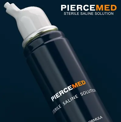 PIERCEMED Piercing Aftercare Spray Sterile Saline Solution NeilMed Alternative • £9.50
