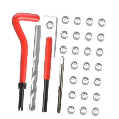 30Pcs M4*0.7 Metric Thread Repair Insert Kit Helicoil Car Pro Coil Tool V0W7 • $8.55