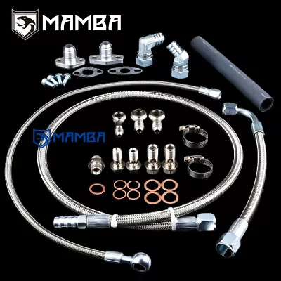 Turbo Oil & Water Line Kit AUDI TT S3 1.8T 225HP K04-020/022/023 With Oil Return • $134.81