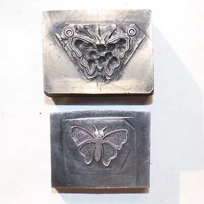 BUTTERFLY DESIGN Antique Vintage Jewelry Making Hub Die Stamp Steel • $10