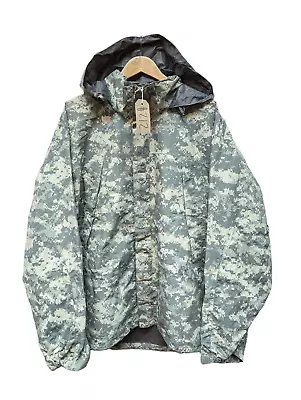 Genuine US ACU Digital Camo ECWCS Gore-Tex Parka Jacket Size XL Regular #212 • £109.95