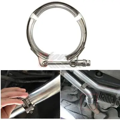 3  Inch V-Band Clamp With Stainless Steel Flange Kit For Turbo Exhaust Downpipes • $28.59