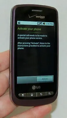 LG Vortex VS660V Verizon Wireless VIOLET WiFi Android Smartphone 3G Grade C • $10.40