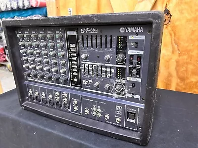Yamaha Amplifier Yamaha Emx 66m Powered Mixer W/Reverb - Tested & Working - READ • $149.99