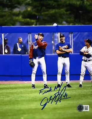 John Rocker Signed Auto 8x10 Photo F**k NY Insc Atlanta Braves Beckett W BAS COA • $19.99