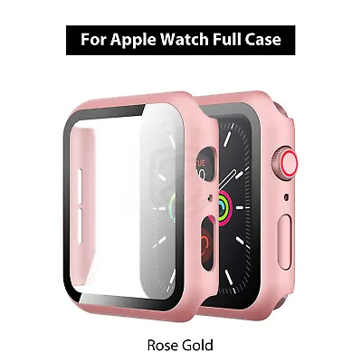 $14.95 • Buy For Apple Watch IWatch Series 8 7 SE 6 5 4 3 Full Case 38 40 41 42 44 45 49mm