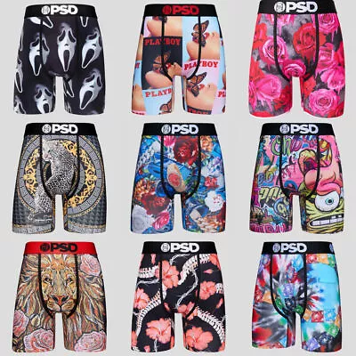 Quick Dry Men Underwear Staple Boxers Briefs PSD Polyester Shorts Pants • $9.99