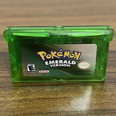 Pokemon Emerald Version GBA Game Cartridge | USA English | Game Boy Advance • $14.99