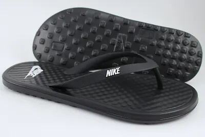 Nike On Deck Black/white Flip Flops Thong Sandals Slides Beach Us Mens Sizes • $30.99