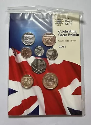 2011 The Royal Mint Celebrating Great Britain Coins Of The Year Set Sealed. • £23.02