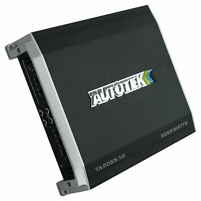 Autotek TA-2055.1D 2000 Watt 1 Ohm Mono Class D Car Audio Amplifier Amp • $72.95