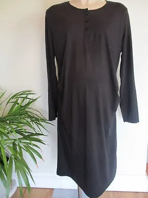 Threadbare Maternity & Nursing Black Nightie Nightdress Size 14 • £10