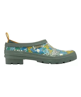 Joules Rainbow Ditsy Floral Pop On Welly Clog- SZ 7- NEW • $19.95