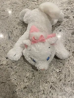 Disney Store Marie The Aristocats Plush Cat Toy 18  Laying Down Stuffed Animal  • $13