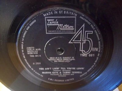 £1.20 • Buy Marvin Gaye & Tammi Terrell-you Aint Livin Till You’re Lovin-vinyl -7 