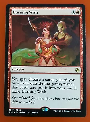 1x Burning Wish | Conspiracy Take The Crown | MTG Magic Cards • $2.50