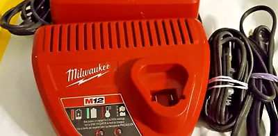 Milwaukee M12 12 Volt Charger Red Lithium-Ion 48-59-2401 • $5