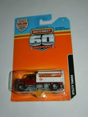 Matchbox 2013 - 60 Anniversary - Utility Tanker Red And White Vhtf !! • $3.99