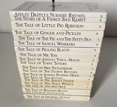 Beatrix Potter Vintage Children's Book Set 1-22 Hardcover Books Peter Rabbit • $50.88