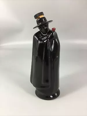 Wade Sandeman Whisky Decanter Black Gloss. Approx 8 1/4”H.Wade England On Base. • £15