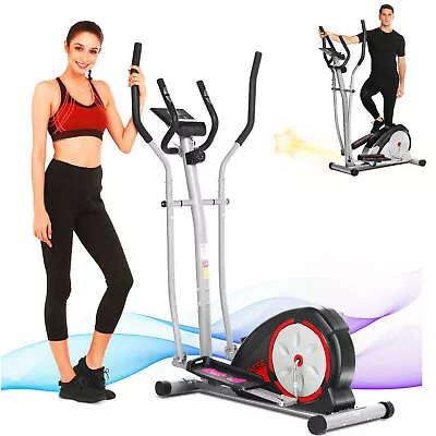 ANCHEER Elliptical Machine With Hyper-Quiet Magnetic Driving System390LB Weigh~ • $117.99
