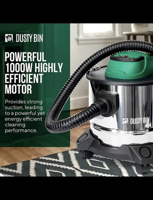 £73.99 • Buy Dusty Bin  DB07 Ash Vacuum Cleaner, 3 In 1 Hot Ash Vacuum Cleaner For Fireplaces
