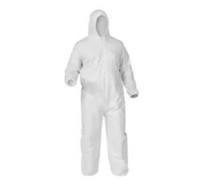 1 X Disposable Hooded Coverall Type 5/6 Spraying Suit Overall Spray Paint Large • £7.45