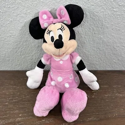Disney Minnie Mouse 10  Plush Pink Dress Stuffed Animal Just Play LLC • $12.79