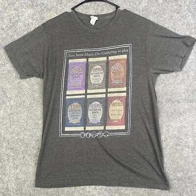 Magic The Gathering Club T Shirt Card Deck Tultex 202 Unisex M • $18