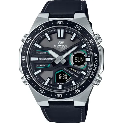 Casio Black Mens Analogue-Digital Watch Edifice EFV-C110L-1AVEF • $99