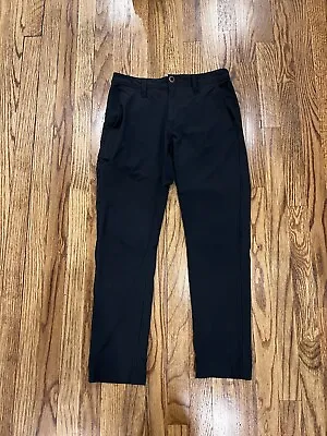 Volcom Men’s Frickin Chino Pant Tech Stretch Zipper Skate Black Size 28 X 26 • $19.68