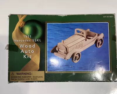 Wood Model Car Kit 1931 Mercedes SSKL Vintage 1998 • $9.99