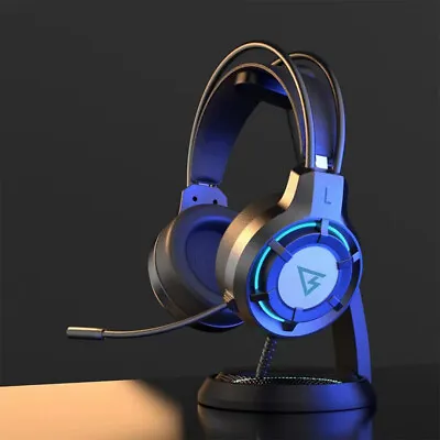 7.1 Surround Game Headphone Wired Gaming Headset Noise Cancelling For PC Laptop • $21.49