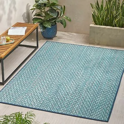 Indoor/Outdoor Modern Polypropylene Area Rug • $44.83