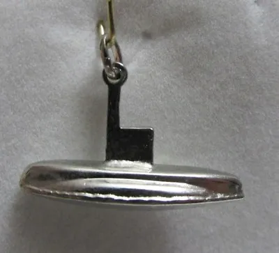  Vintage 3d Sterling Silver Submarine Charm .925 • $11.99